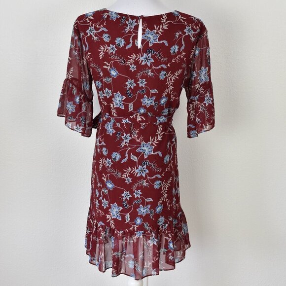 Rebecca Minkoff Wendy Wrap Dress Floral - S - Picture 6 of 10